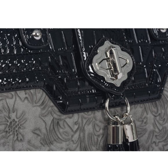 SAVANNAH Rolling Laptop Tote Bag Briefcase Travel Bag Carryall for Women - Picture 3 of 9